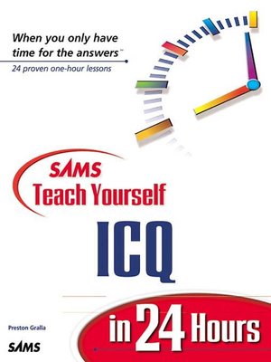 cover image of Sams Teach Yourself ICQ in 24 Hours